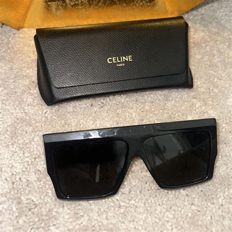 authentic celine sunglasses case|Celine transparent sunglasses.